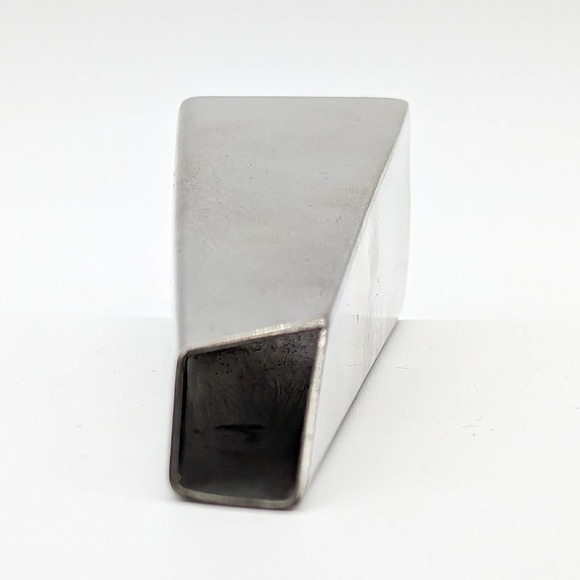 Pewter Crafters of Cape Cod Pewter Vase Small Abstract Post-Modern Vessel - Picture 13 of 13